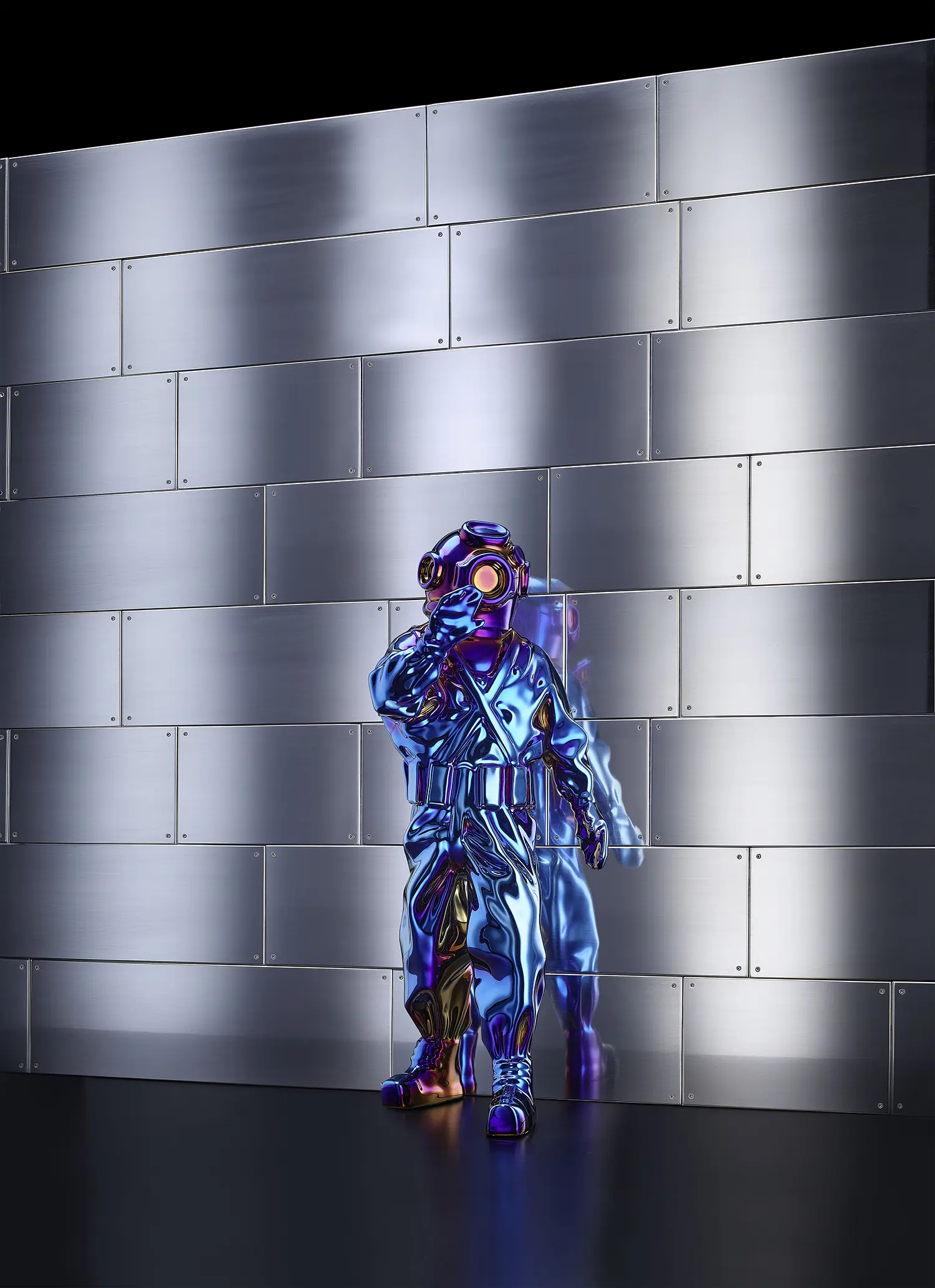 Porcelain figural artwork